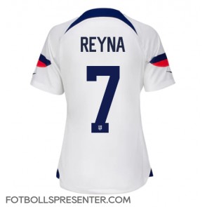 Förenta staterna Giovanni Reyna #7 Hemma Matchtröja Dam VM 2022 Kortärmad